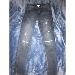 H&M Skinny Ripped Jeans